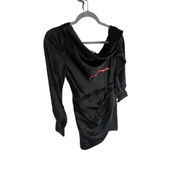 Jonathan Simkhai Cameron Mini Dress One Shoulder Sexy Party Cocktail Classy Sz 0